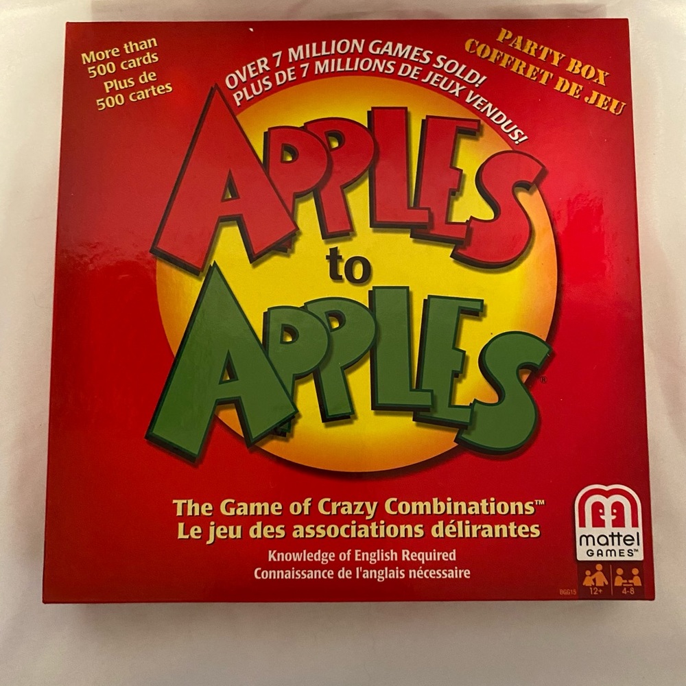 Board game apples to apples